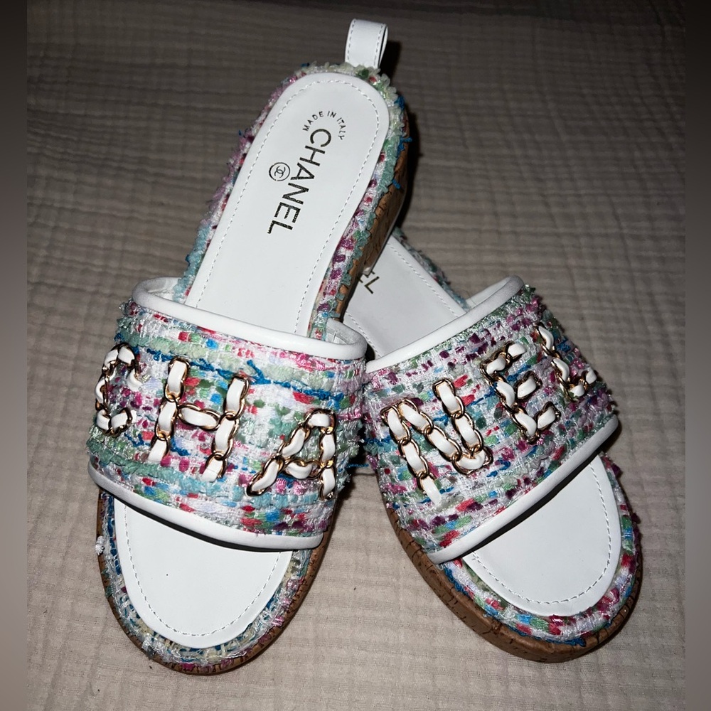 Tweed C sandal